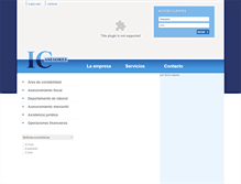 Tablet Screenshot of icasesores.com